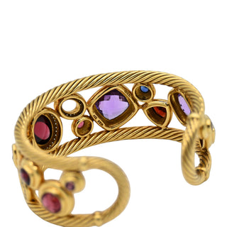 DAVID YURMAN | Mosaic Multistone & Diamond Cuff Bracelet