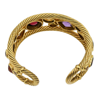 DAVID YURMAN | Mosaic Multistone & Diamond Cuff Bracelet