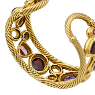 DAVID YURMAN | Mosaic Multistone & Diamond Cuff Bracelet