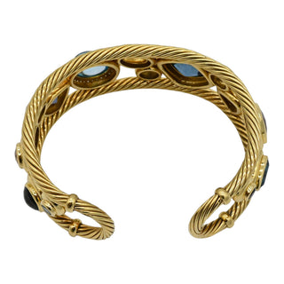 DAVID YURMAN | Mosaic Multistone & Diamond Cuff Bracelet