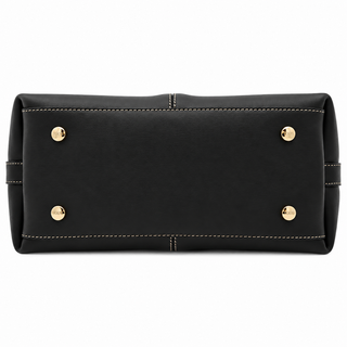 TOD'S | Black Leather Top Handle Bucket Bag