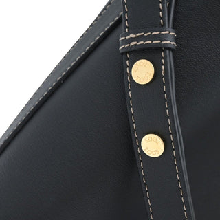 TOD'S | Black Leather Top Handle Bucket Bag