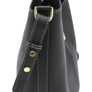 TOD'S | Black Leather Top Handle Bucket Bag