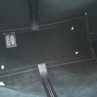 TOD'S | Black Leather Top Handle Bucket Bag