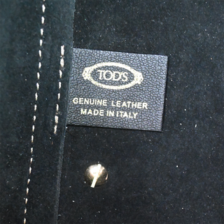 TOD'S | Black Leather Top Handle Bucket Bag