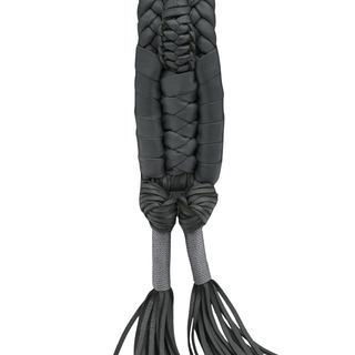 ALTUZARRA | Braided Tassel Pebbled Leather Hobo Shoulder Bag