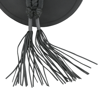 ALTUZARRA | Braided Tassel Pebbled Leather Hobo Shoulder Bag
