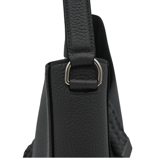 ALTUZARRA | Braided Tassel Pebbled Leather Hobo Shoulder Bag