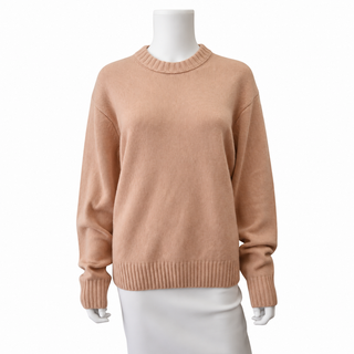 FRAME | Pale Peach Cashmere Crewneck Sweater