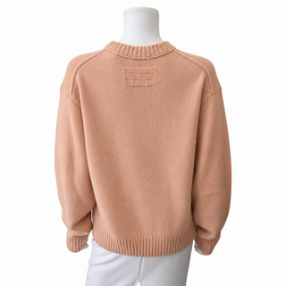 FRAME | Pale Peach Cashmere Crewneck Sweater