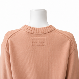 FRAME | Pale Peach Cashmere Crewneck Sweater