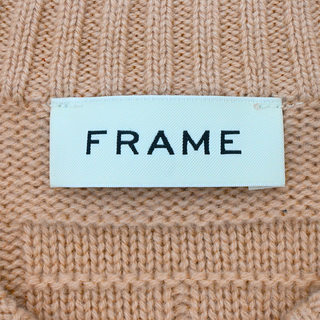 FRAME | Pale Peach Cashmere Crewneck Sweater
