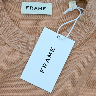 FRAME | Pale Peach Cashmere Crewneck Sweater