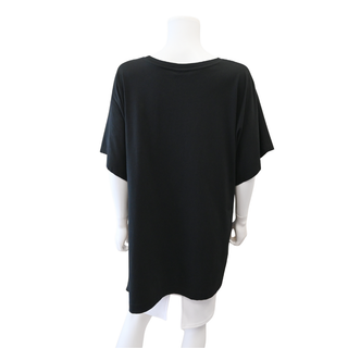 DRIES VAN NOTEN | Henchy Black Knotted Cotton T-Shirt