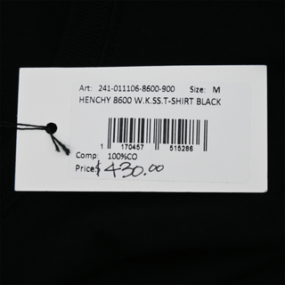 DRIES VAN NOTEN | Henchy Black Knotted Cotton T-Shirt