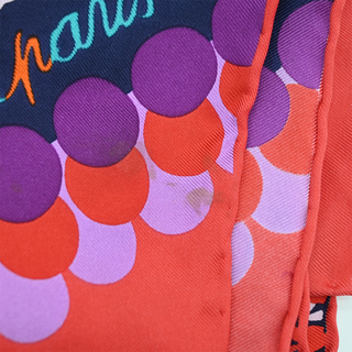 LOUIS VUITTON | Multicolor Floral Print Silk Scarf
