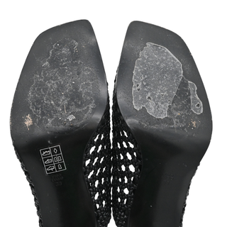 PHILLIP LIM | Woven Leather Square-Toe Heeled Mules