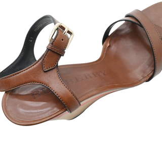 BURBERRY | Nova Check Wedge Sandals