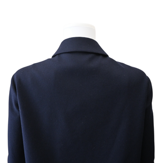 CELINE | Claudine Navy Cashmere Shirt Jacket