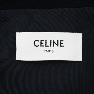 CELINE | Claudine Navy Cashmere Shirt Jacket