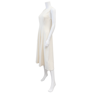 VINCE | Cream Paneled Sleeveless Midi Dress