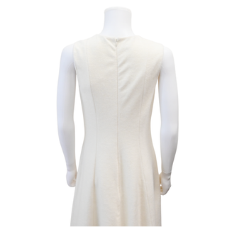 VINCE | Cream Paneled Sleeveless Midi Dress