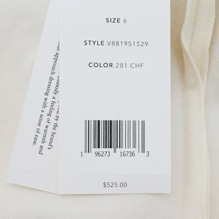 VINCE | Cream Paneled Sleeveless Midi Dress