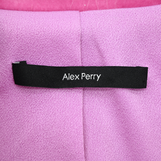 ALEX PERRY | Pink Velvet Single-Breasted Blazer