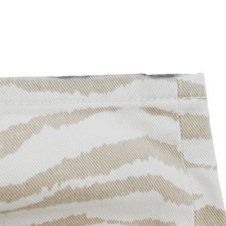 GANNI | Zebra Print Straight Leg Jeans