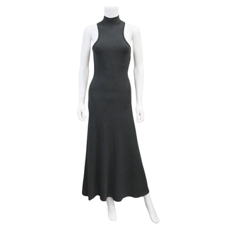 GABRIELA HEARST | Kenna Charcoal Merino Wool Knit Maxi Dress