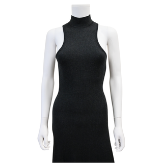GABRIELA HEARST | Kenna Charcoal Merino Wool Knit Maxi Dress