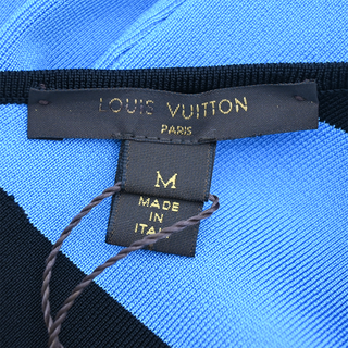 LOUIS VUITTON | Blue & Black Bodycon Knit Mini Dress