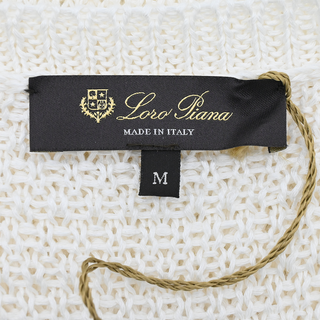 LORO PIANA | Tobago Optical White Linen & Silk Knit Tunic
