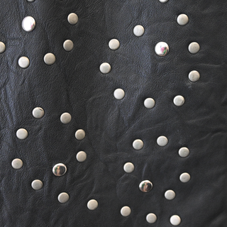 WE THE FREE | Studded Black Leather Flare Pants