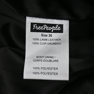 WE THE FREE | Studded Black Leather Flare Pants
