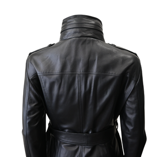 BURBERRY | Brookley Black Leather Jacket