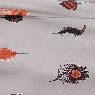 ALTUZARRA | Kat Feather-Print Silk Midi Dress