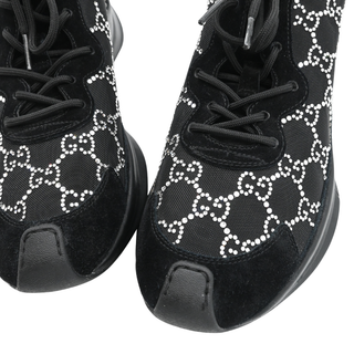 GUCCI | Run GG Crystal-Embellished Sneakers
