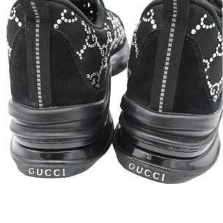 GUCCI | Run GG Crystal-Embellished Sneakers