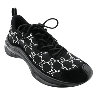 Run GG Crystal-Embellished Sneakers