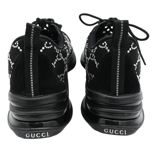 GUCCI | Run GG Crystal-Embellished Sneakers