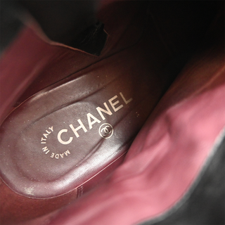 CHANEL | Quilted Leather Turnlock Ankle Boots