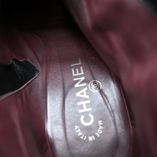 CHANEL | Quilted Leather Turnlock Ankle Boots