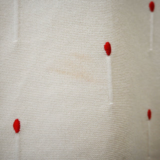 BOTTEGA VENETA | Embroidered Matches Ivory Knit Top