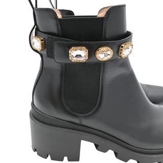 GUCCI | Crystal GG Trip Chelsea Ankle Boots