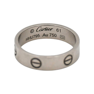 CARTIER | 18K White Gold LOVE Ring