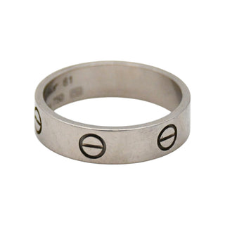 CARTIER | 18K White Gold LOVE Ring
