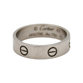 CARTIER | 18K White Gold LOVE Ring