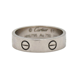 CARTIER | 18K White Gold LOVE Ring