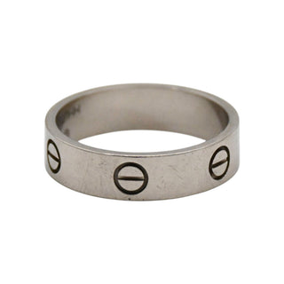 CARTIER | 18K White Gold LOVE Ring